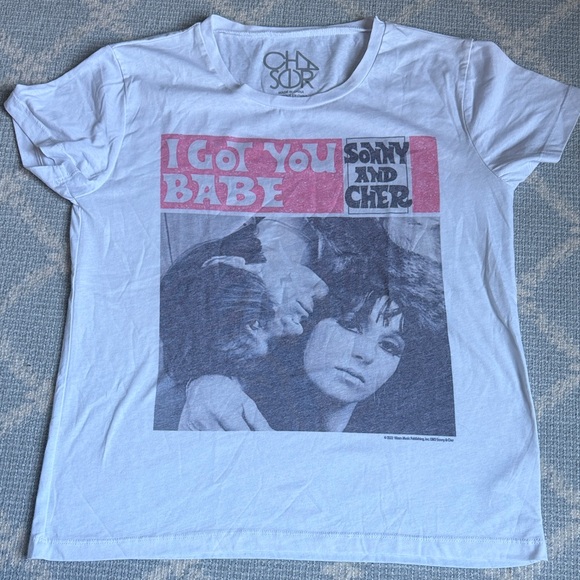 Chaser White Graphic T-Shirt - Picture 1 of 2